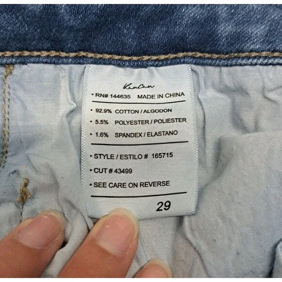 Kancan By Maurice's Frayed Jeans 9 - Picture 6 of 6